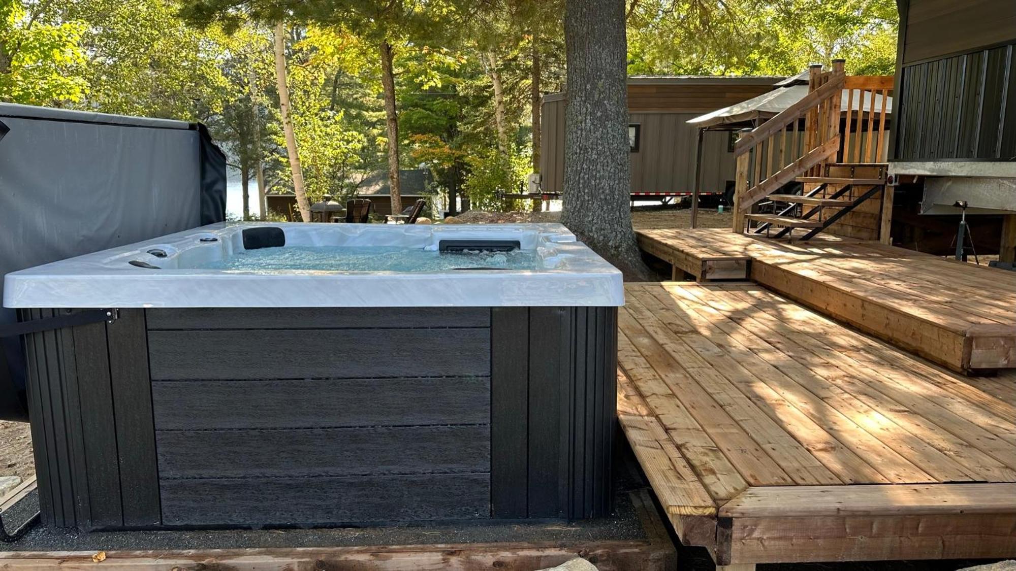 Micro Chalet Le Boise ! Saint Zenon Exterior foto
