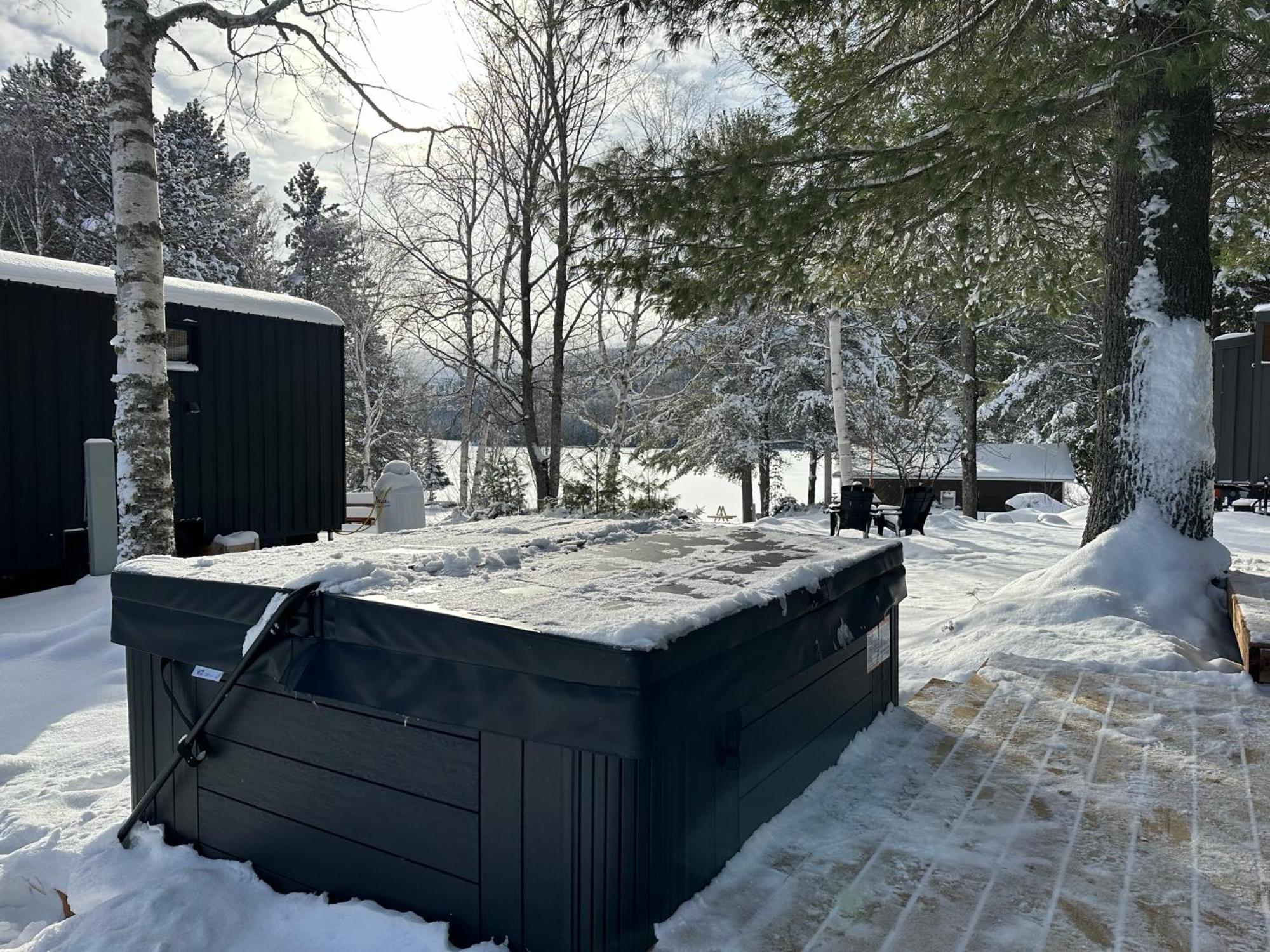 Micro Chalet Le Boise ! Saint Zenon Exterior foto